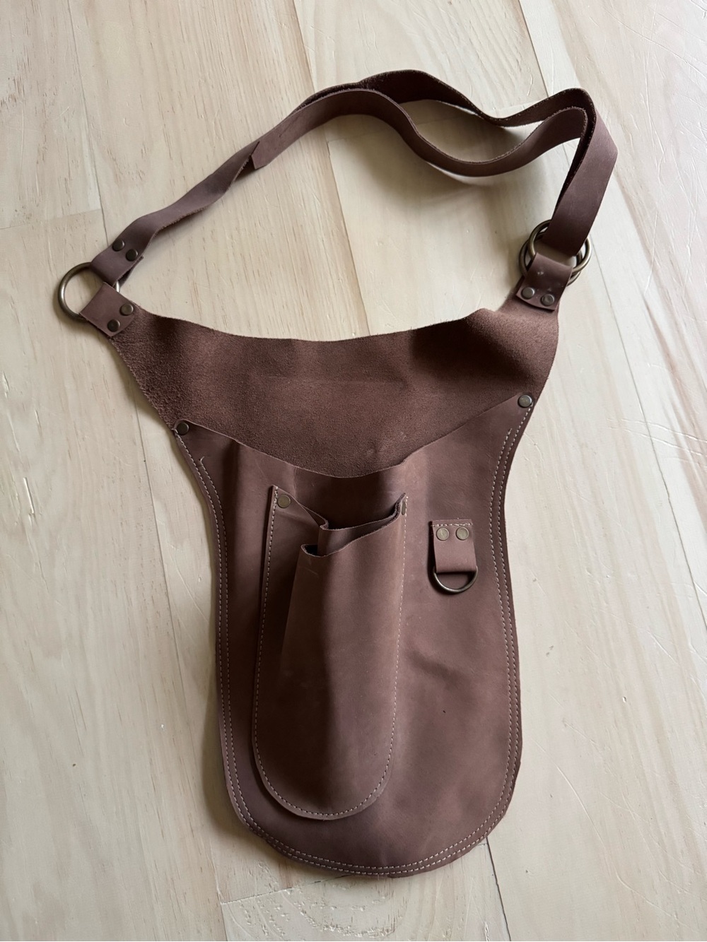 Creative Co-Op 100% Buffalo Leather Tool Pouch